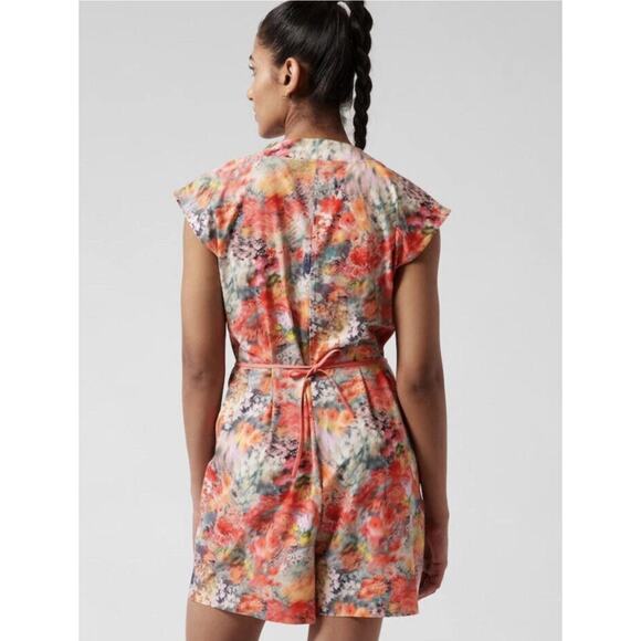 Athleta Marlow Romper, Renewed Bloom Pink SIZE small new - Picture 5 of 7